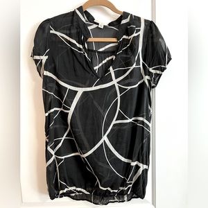 Vintage Cotton/Silk voile popover - flaw